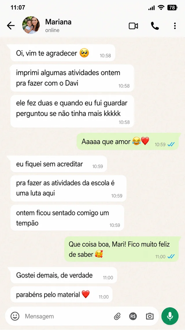 Depoimento de cliente